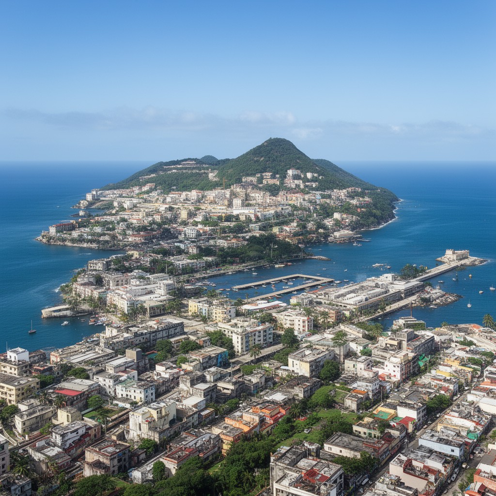 AI-generated illustration of Isla de San Juan
