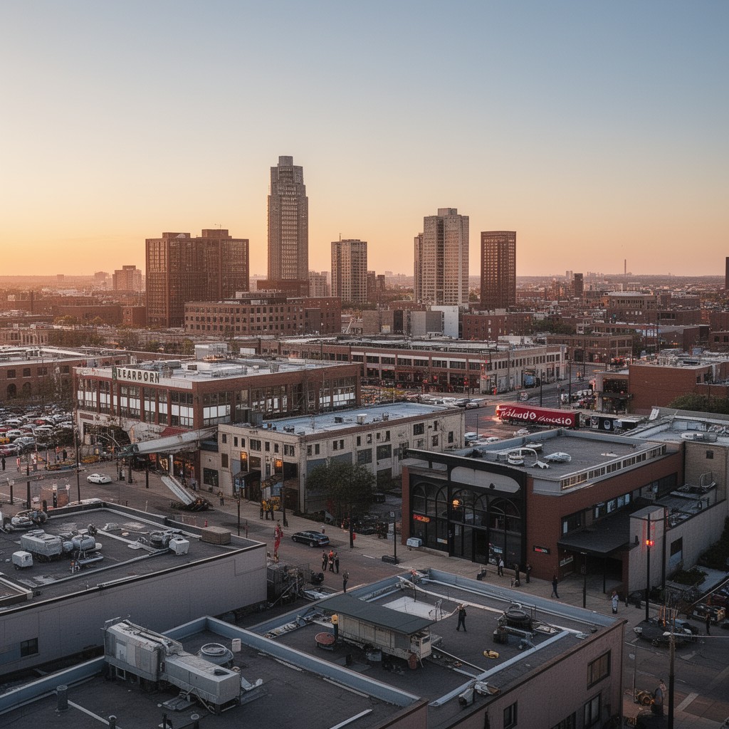 AI-generated illustration of Dearborn