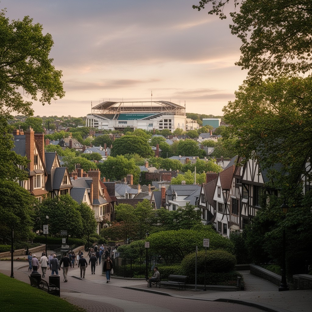 AI-generated illustration of Forest Hills
