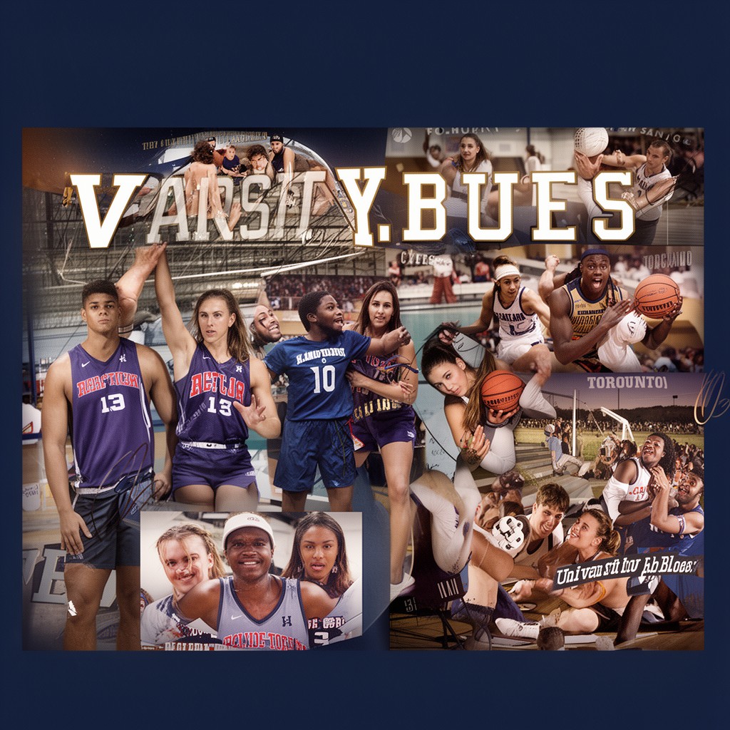 AI-generated illustration of Varsity Blues