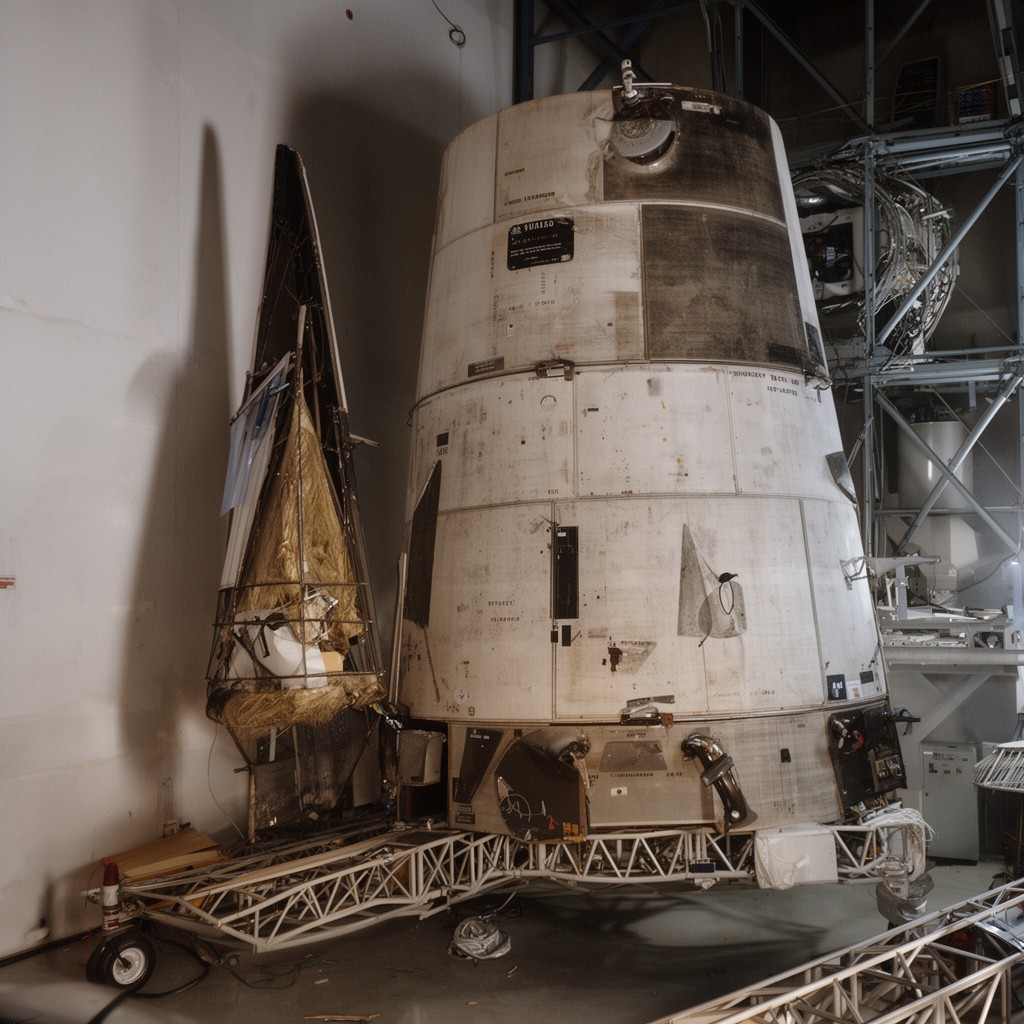 AI-generated illustration of Apollo 1