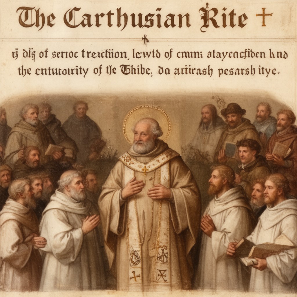 AI-generated illustration of Carthusian Rite