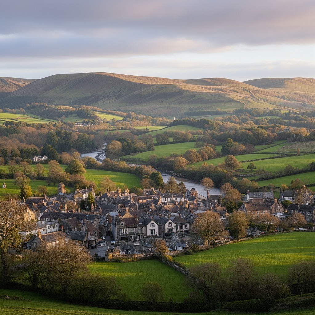 AI-generated illustration of Denbighshire
