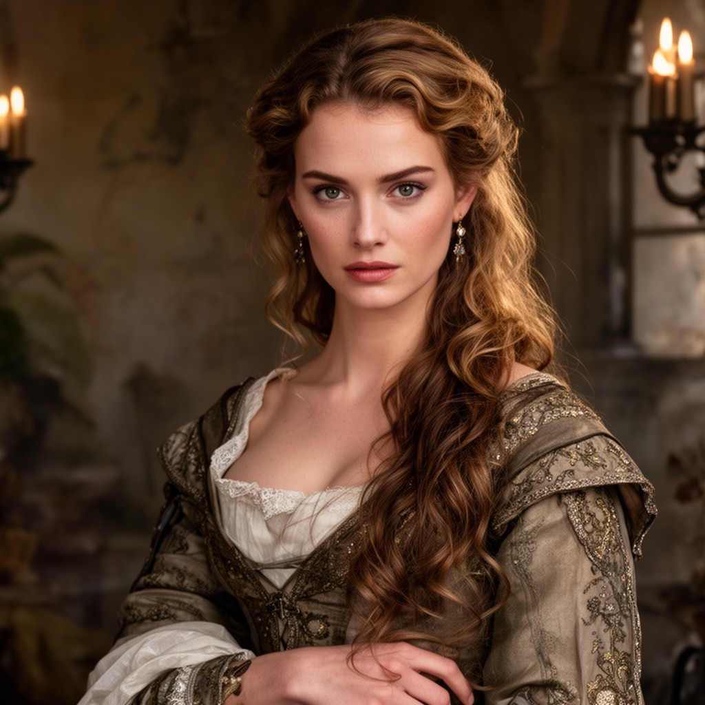 AI-generated illustration of Keira Knightley