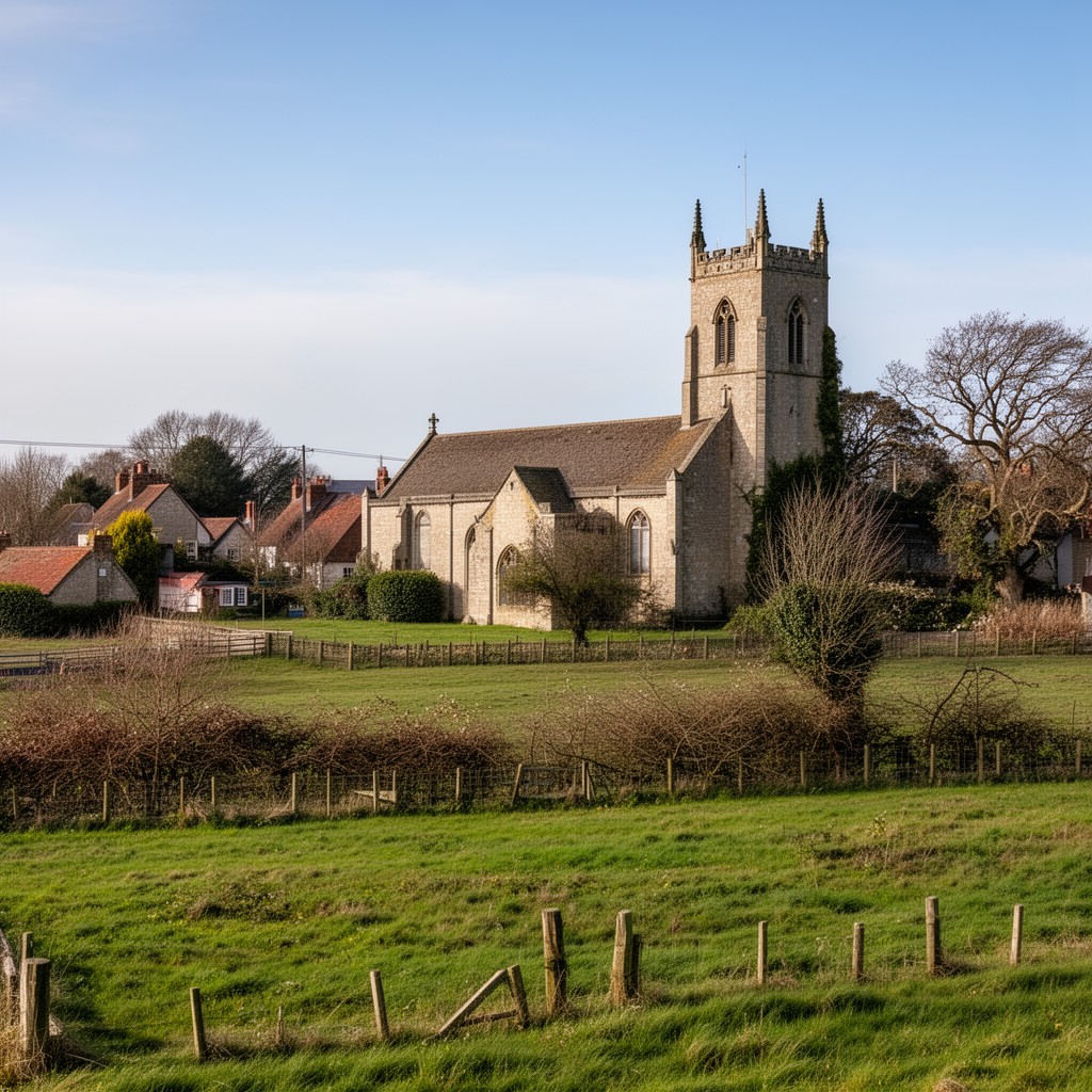 AI-generated illustration of Grimston