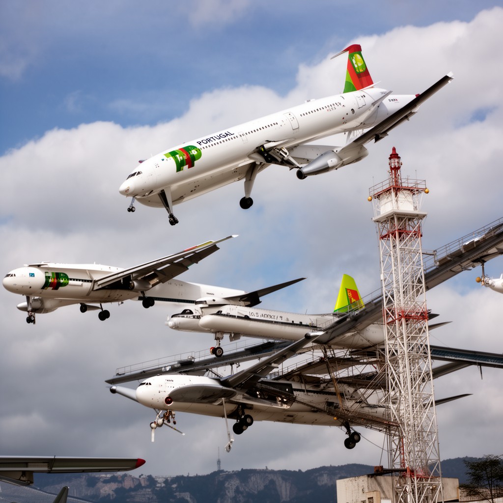AI-generated illustration of TAP Air Portugal