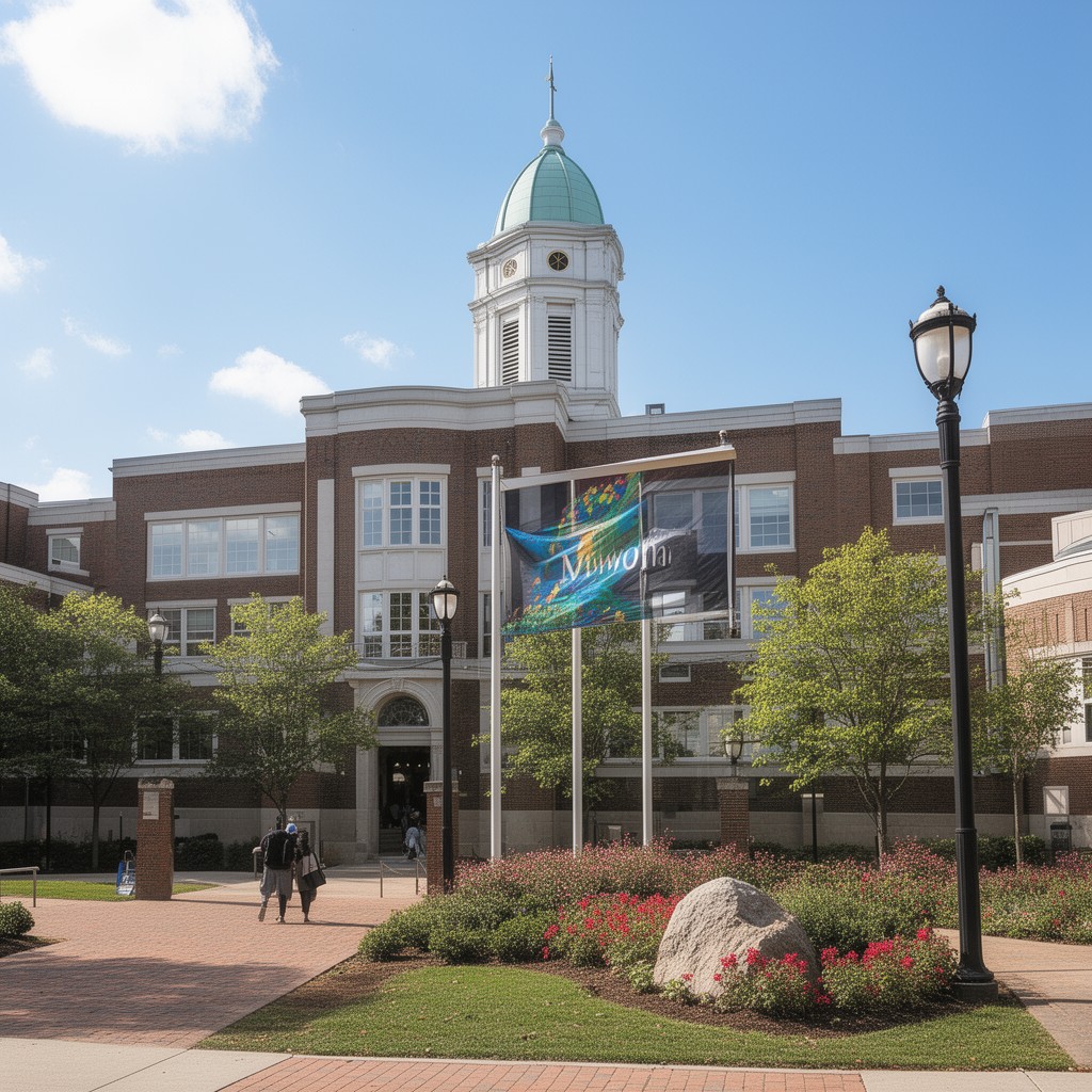 AI-generated illustration of Milton High School