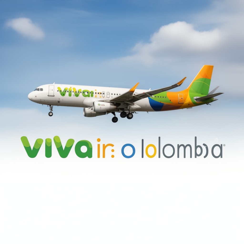AI-generated illustration of Viva Air Colombia