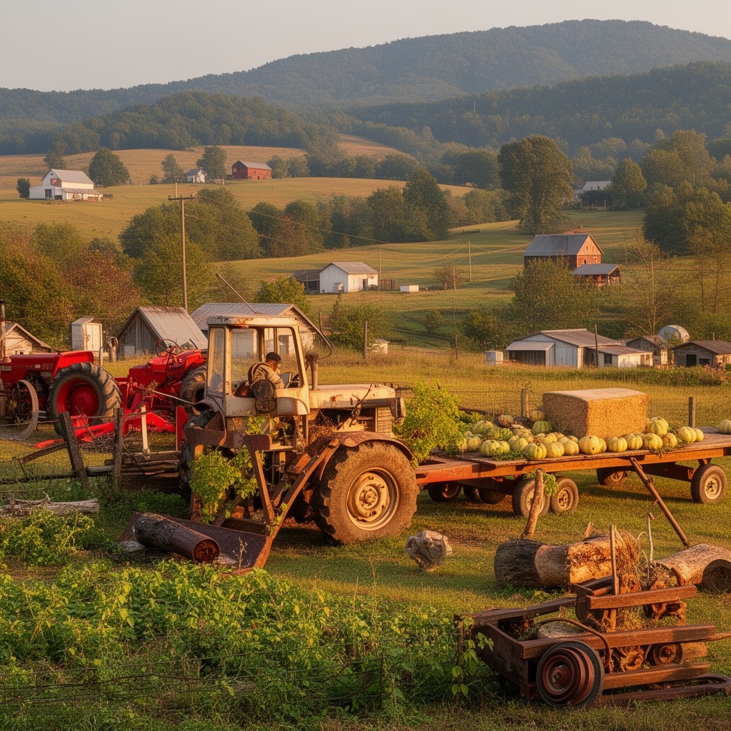 AI-generated illustration of Grainger County, Tennessee
