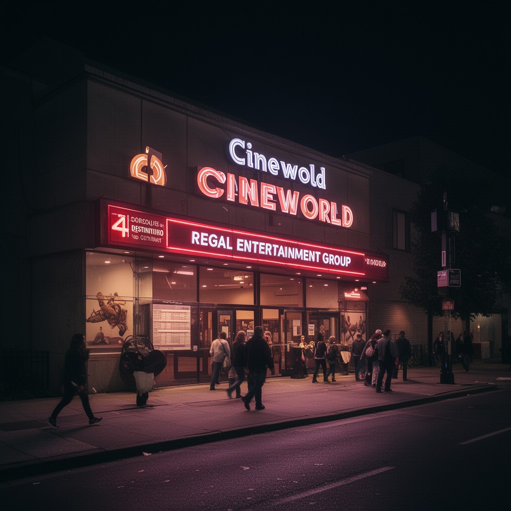 AI-generated illustration of Cineworld Group