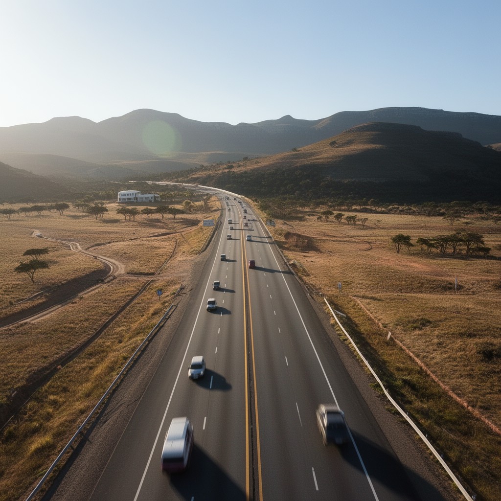 AI-generated illustration of N1 highway