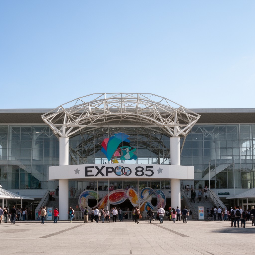 AI-generated illustration of Expo 85