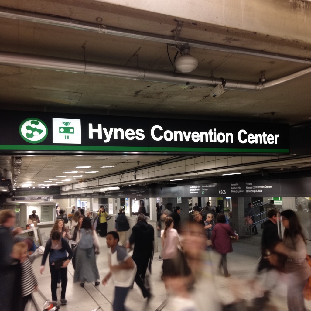 AI-generated illustration of Hynes Convention Center station