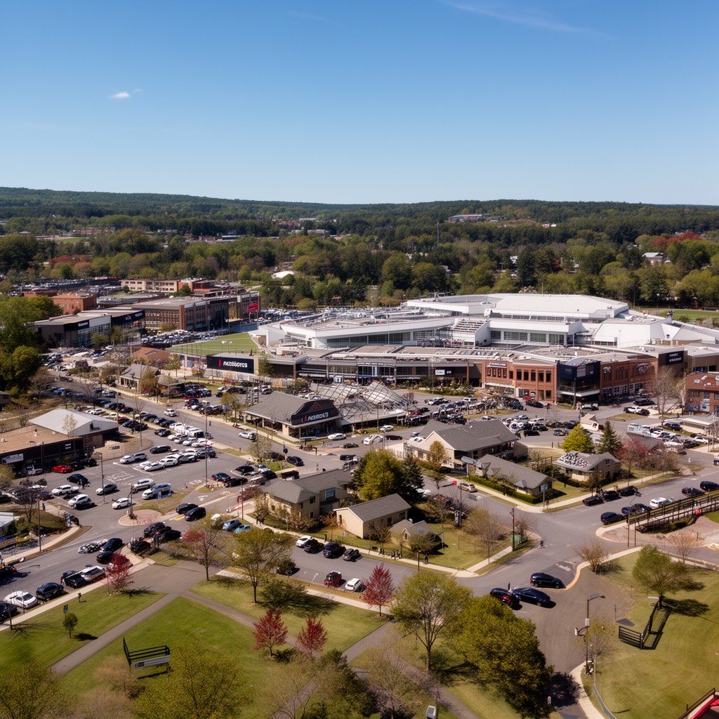 AI-generated illustration of Foxborough, Massachusetts
