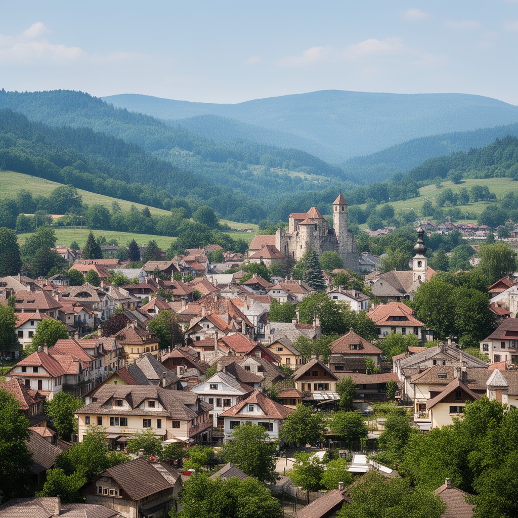 AI-generated illustration of Rymanów