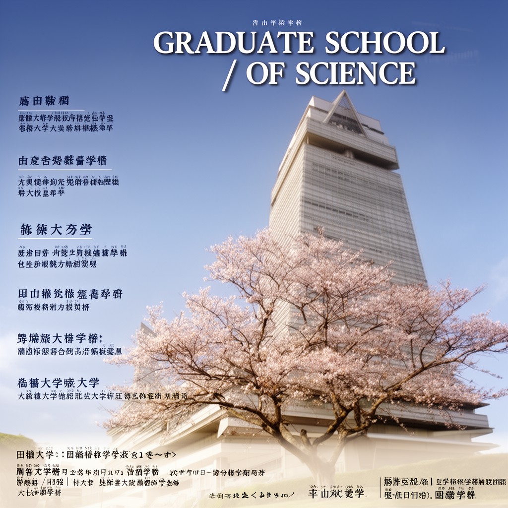 AI-generated illustration of Graduate School of Science