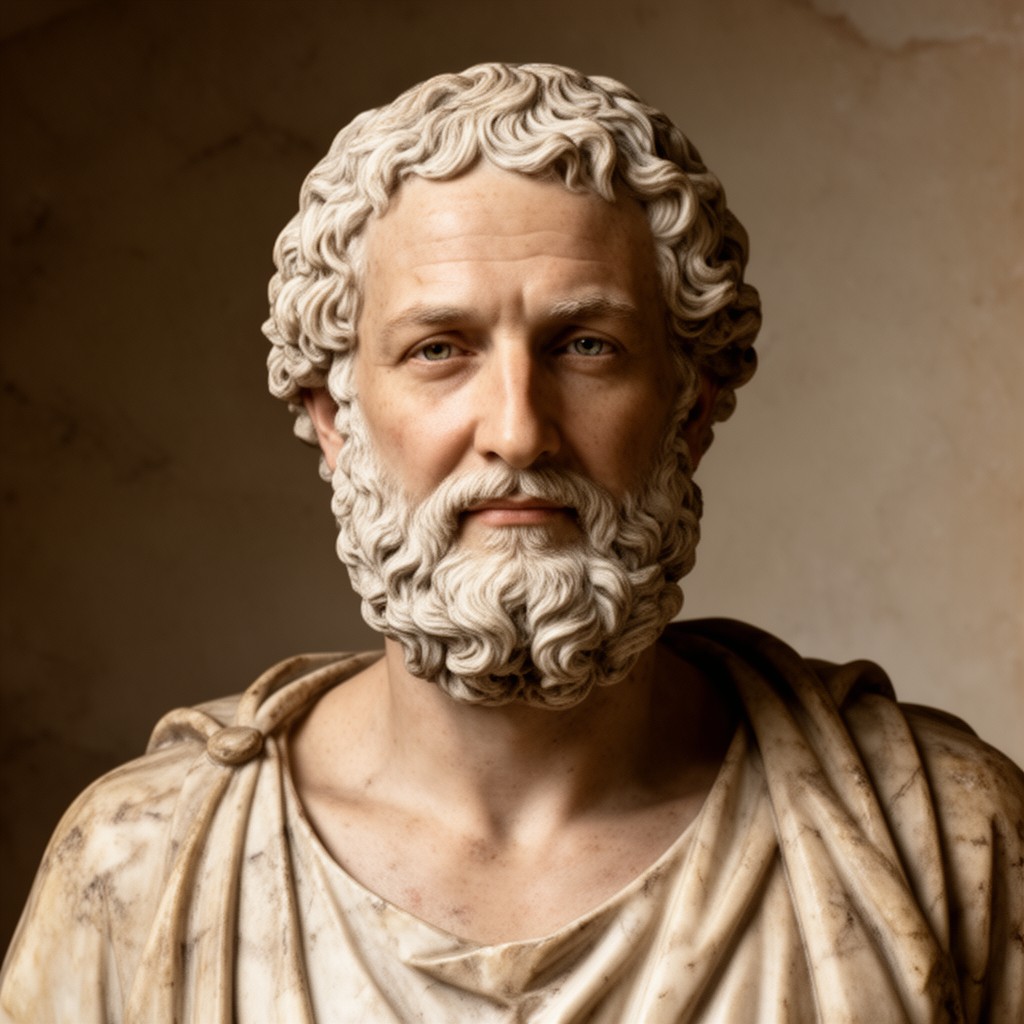 AI-generated illustration of Plato