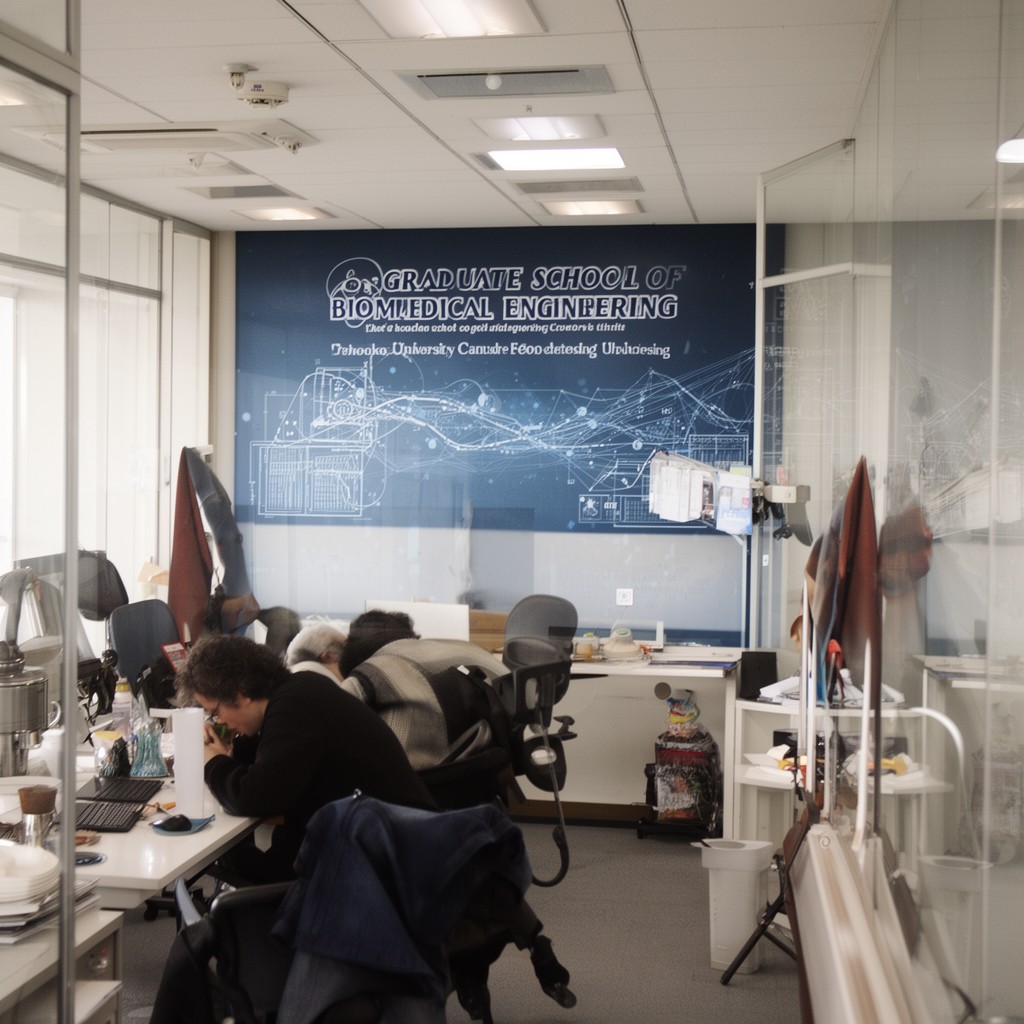 AI-generated illustration of Graduate School of Biomedical Engineering