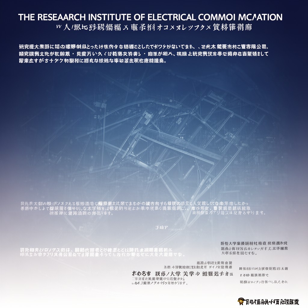 AI-generated illustration of Research Institute of Electrical Communication