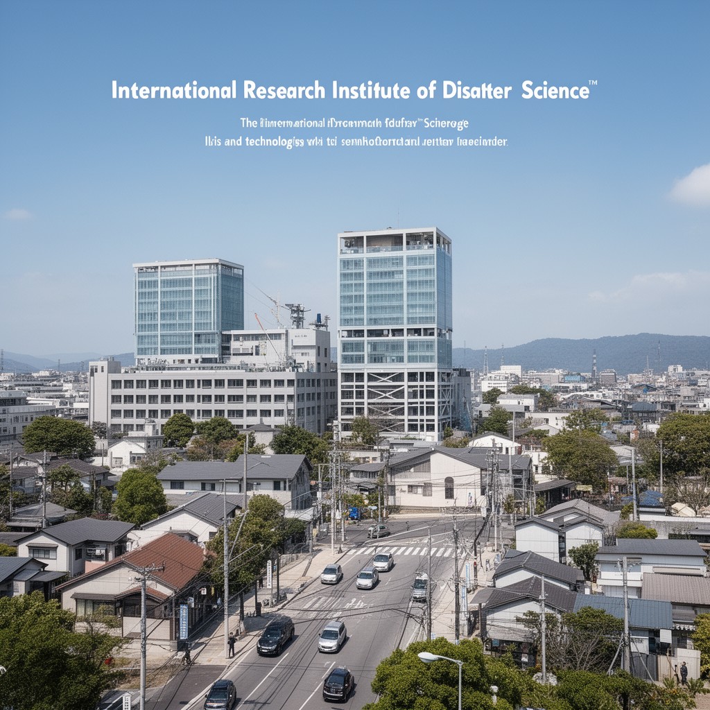 AI-generated illustration of International Research Institute of Disaster Science