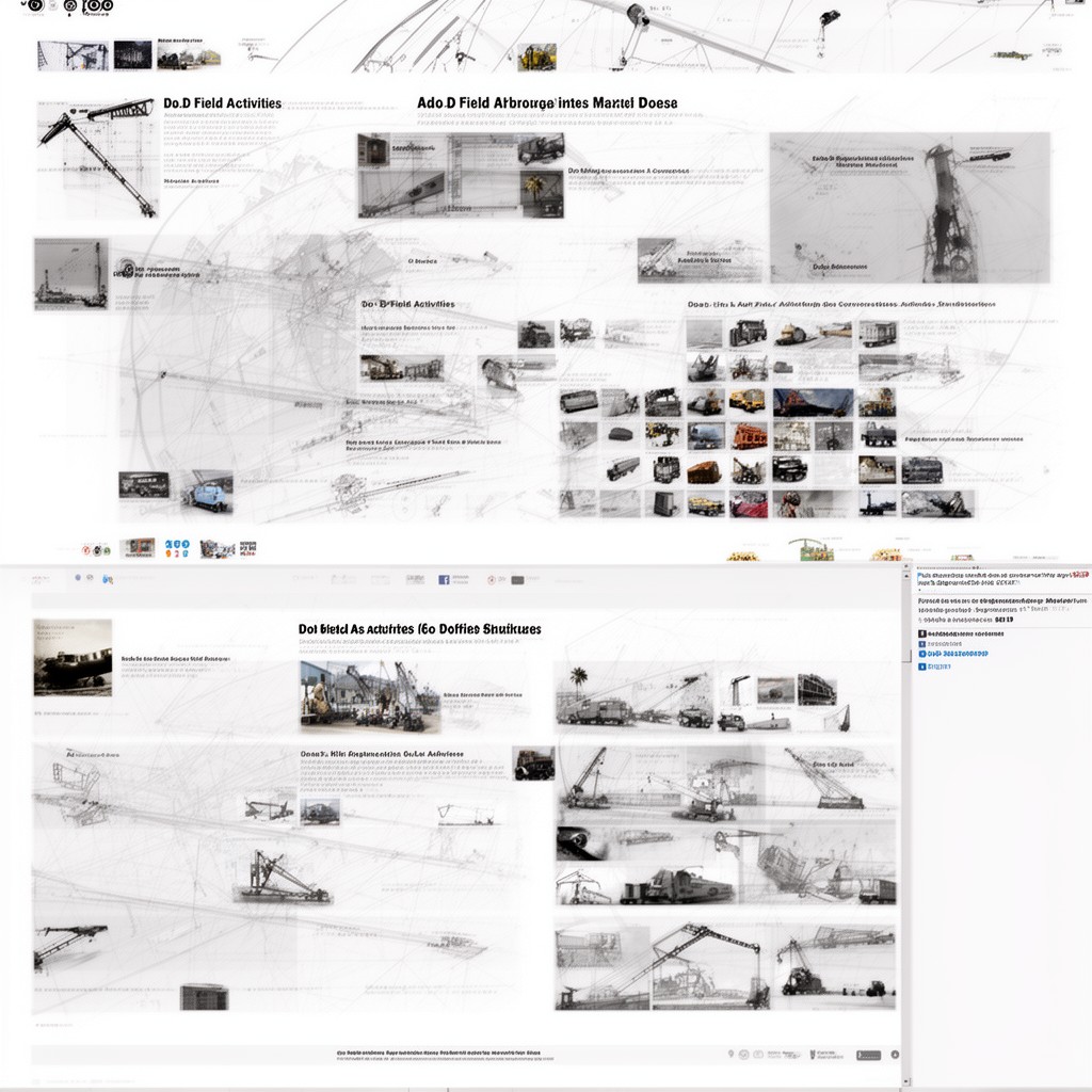 AI-generated illustration of DoD Field Activities