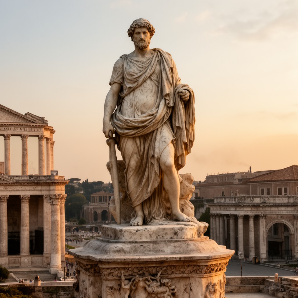AI-generated illustration of Augustus