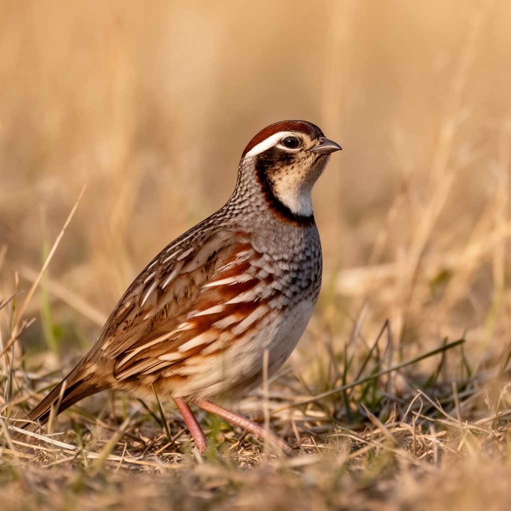 AI-generated illustration of Northern bobwhite
