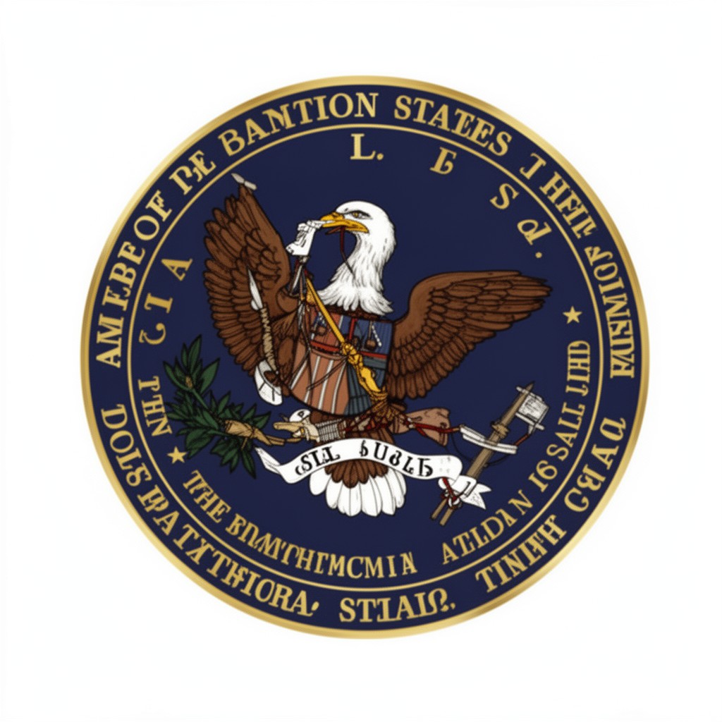 AI-generated illustration of Seal of the United States Department of State