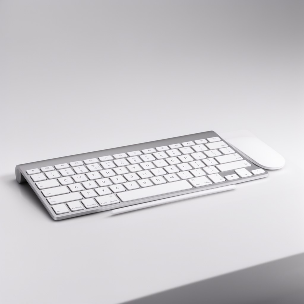 AI-generated illustration of Apple Magic Keyboard
