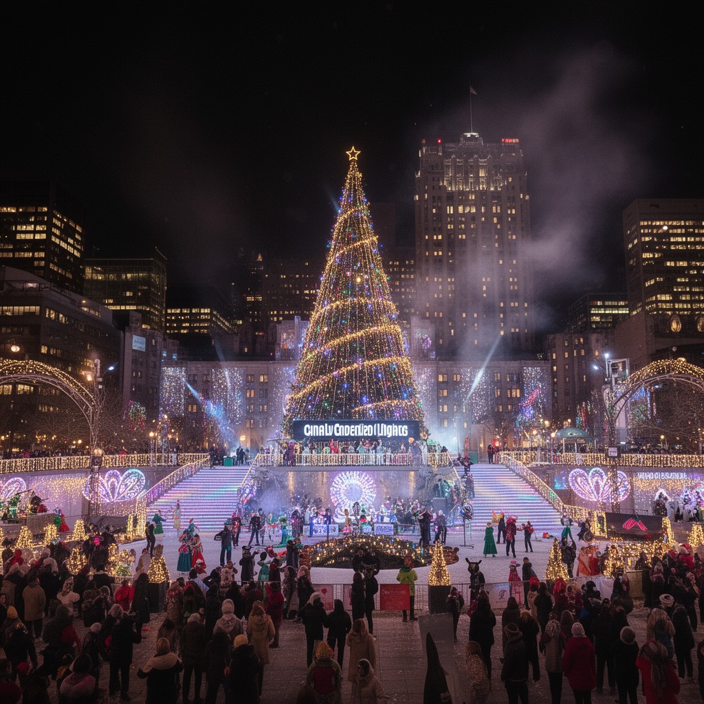 AI-generated illustration of Cavalcade of Lights