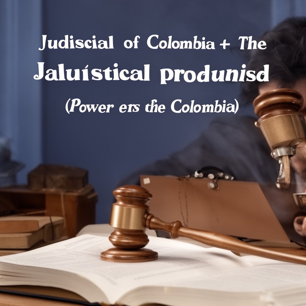 AI-generated illustration of Judicial Power of Colombia