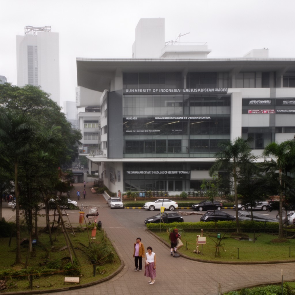 AI-generated illustration of University of Indonesia