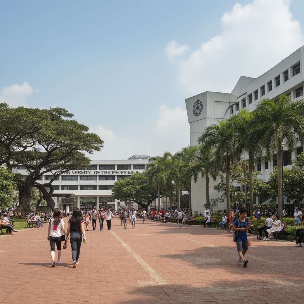 AI-generated illustration of University of the Philippines