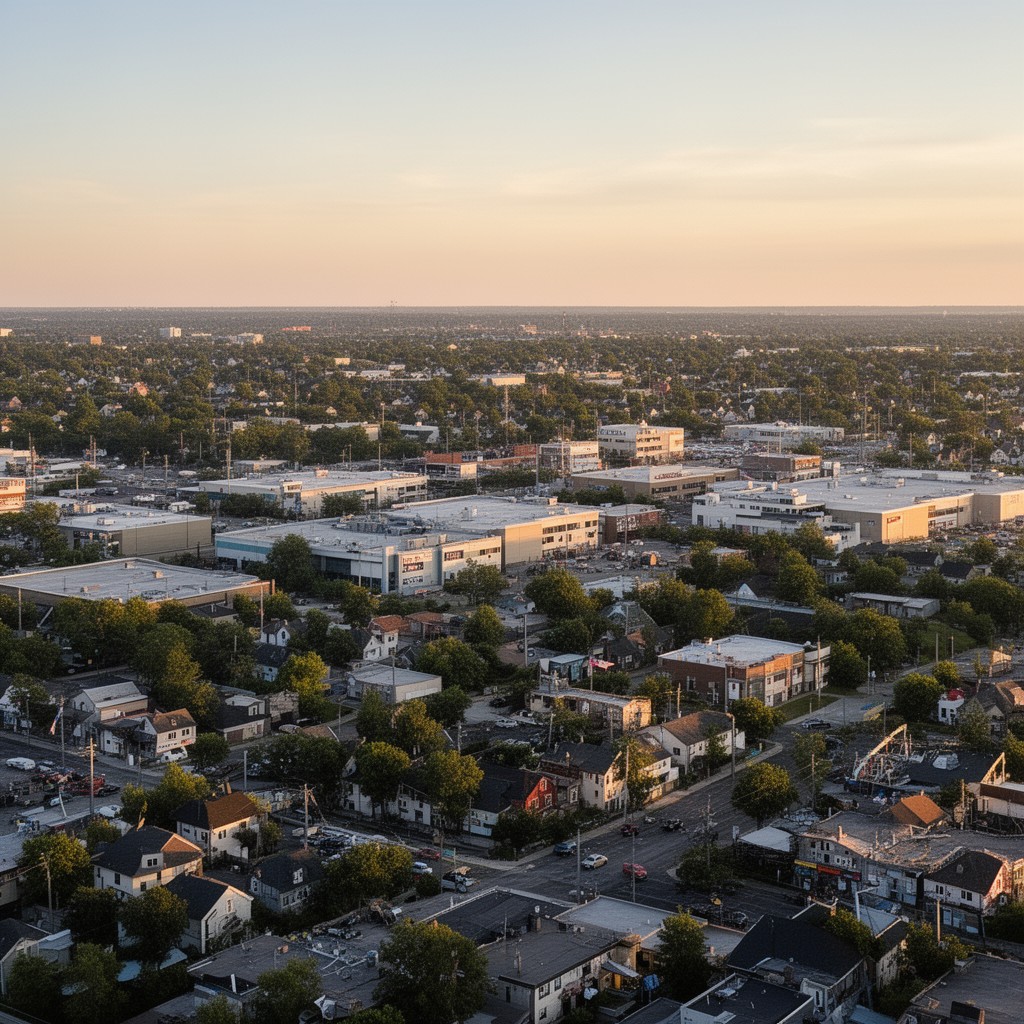 AI-generated illustration of Livonia, Michigan