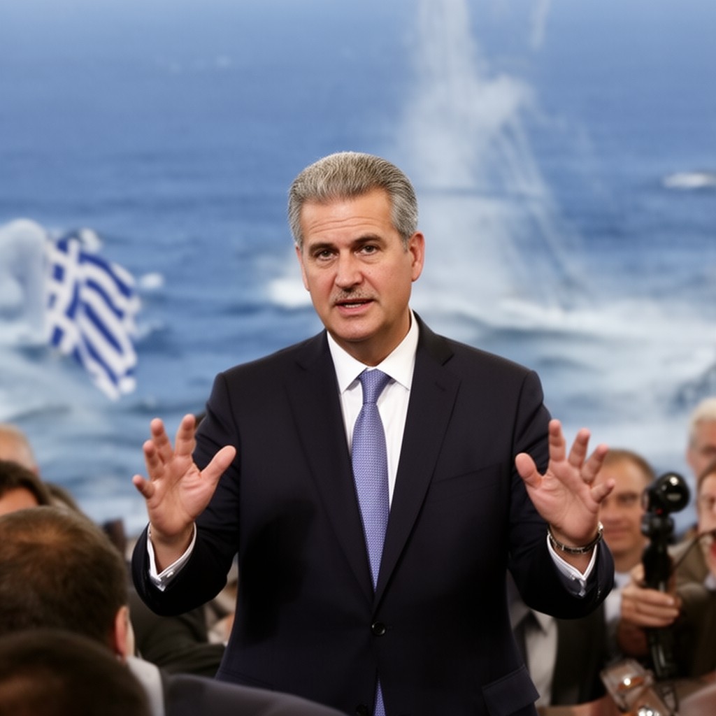 AI-generated illustration of Prime Minister of Greece