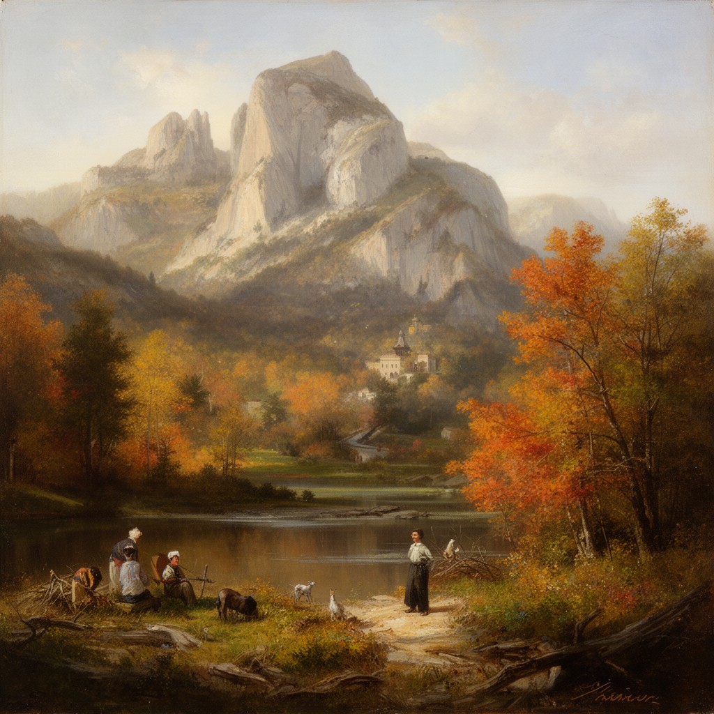 AI-generated illustration of Jasper Francis Cropsey