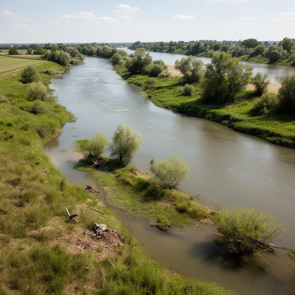 AI-generated illustration of Prut River