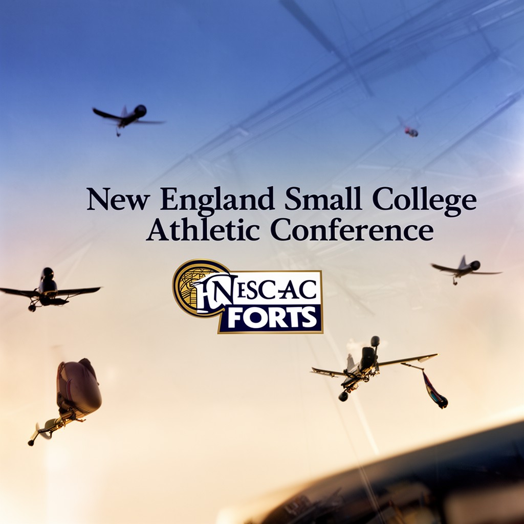 AI-generated illustration of New England Small College Athletic Conference