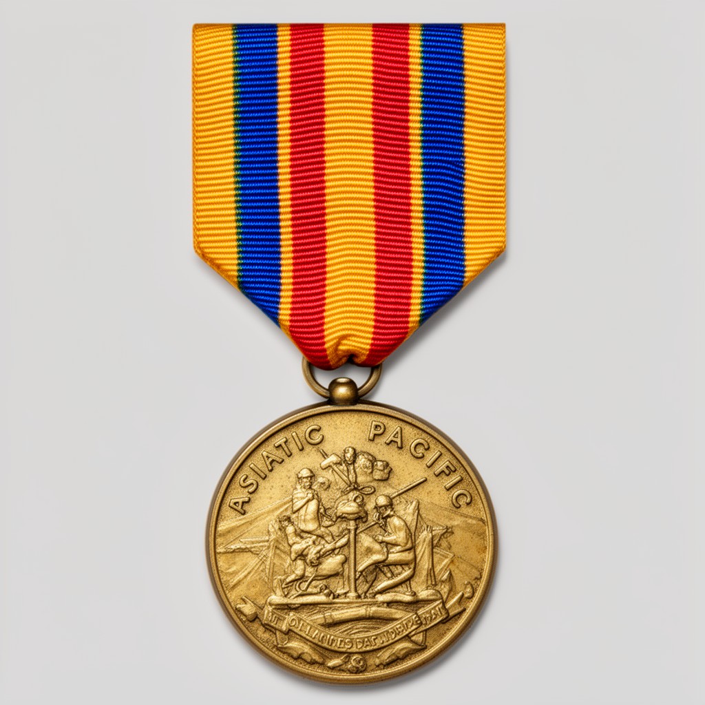 AI-generated illustration of Asiatic-Pacific Campaign Medal