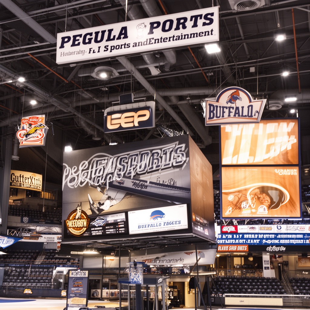 AI-generated illustration of Pegula Sports and Entertainment