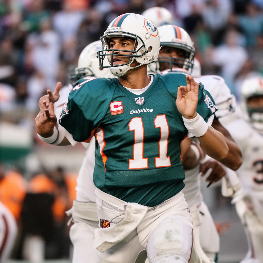 AI-generated illustration of Dan Marino