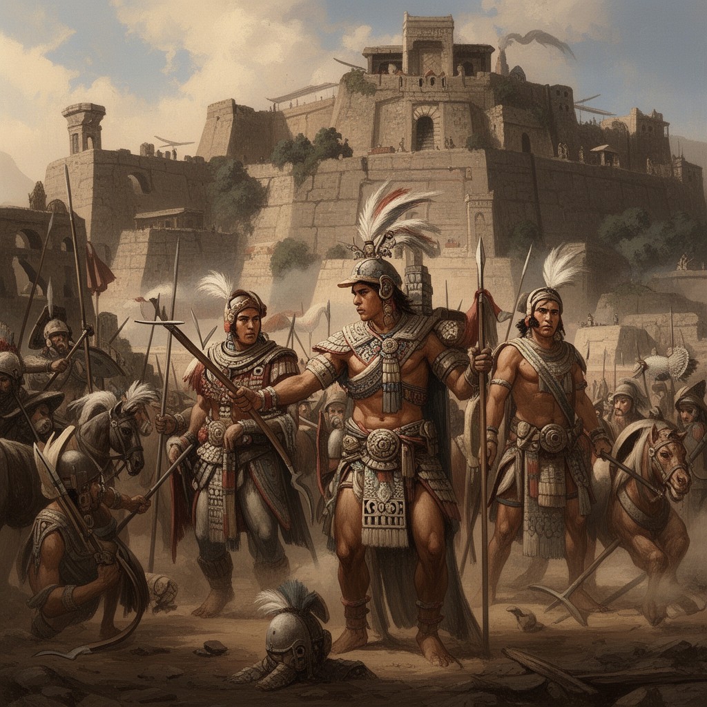 AI-generated illustration of Tlacopan polity