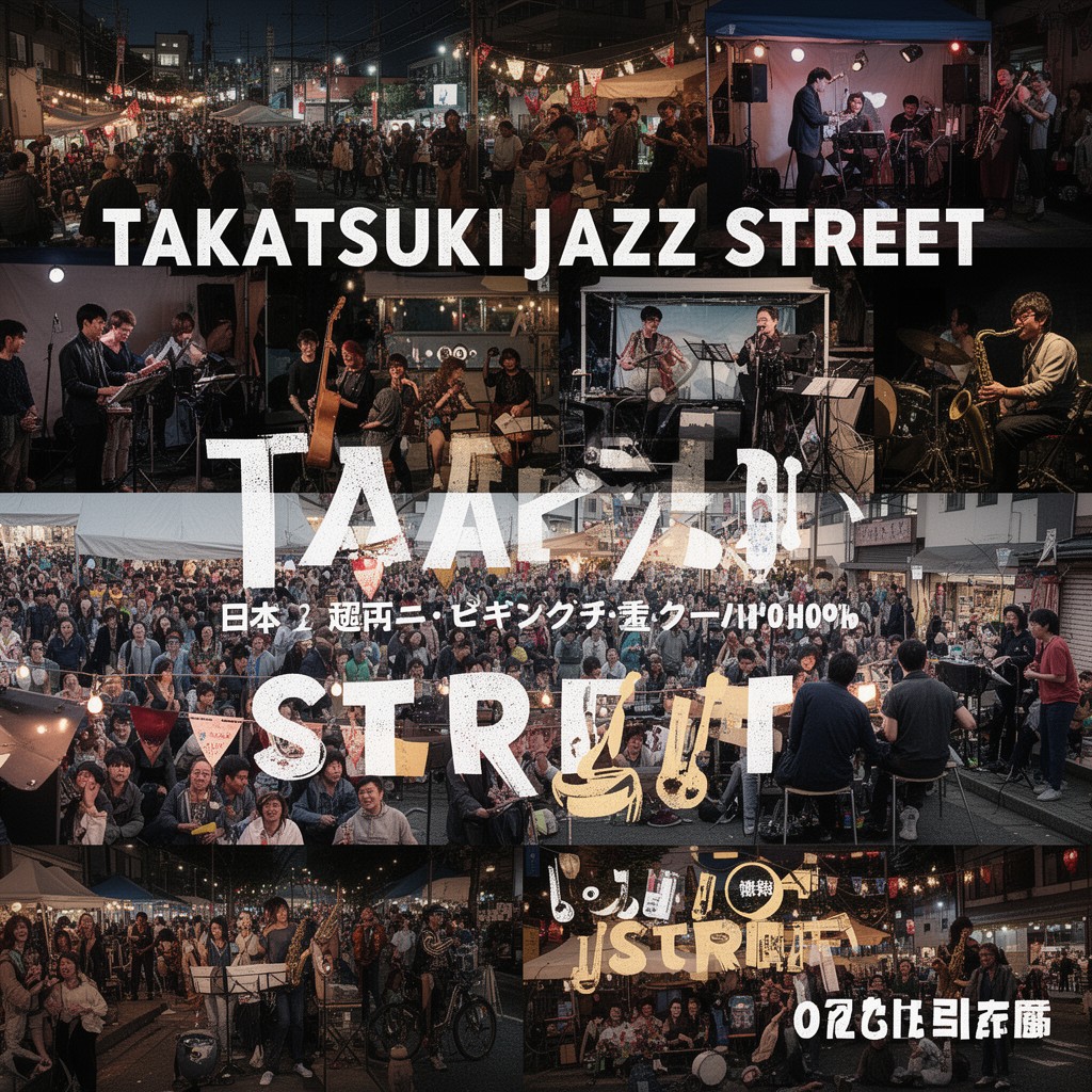 AI-generated illustration of Takatsuki Jazz Street