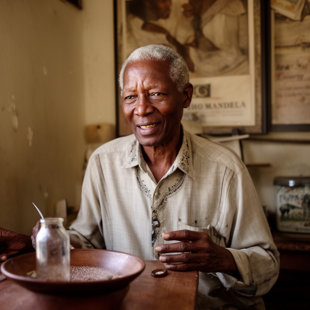 AI-generated illustration of Makgatho Mandela