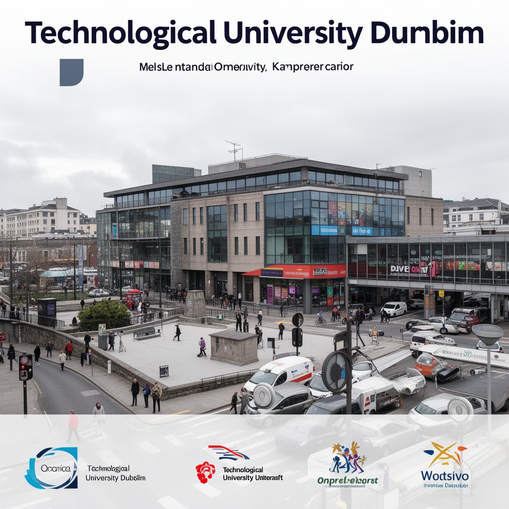 AI-generated illustration of Technological University Dublin