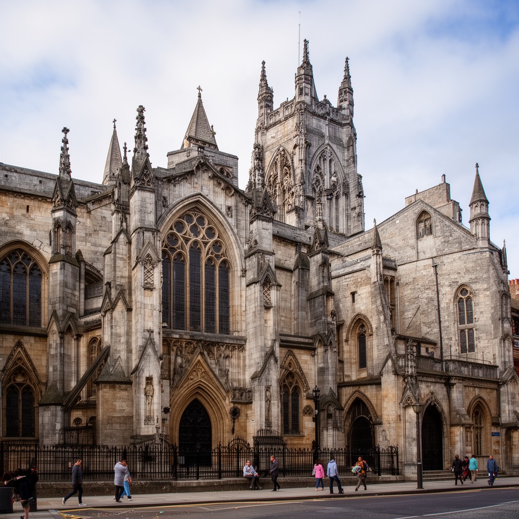 AI-generated illustration of Christ Church Cathedral
