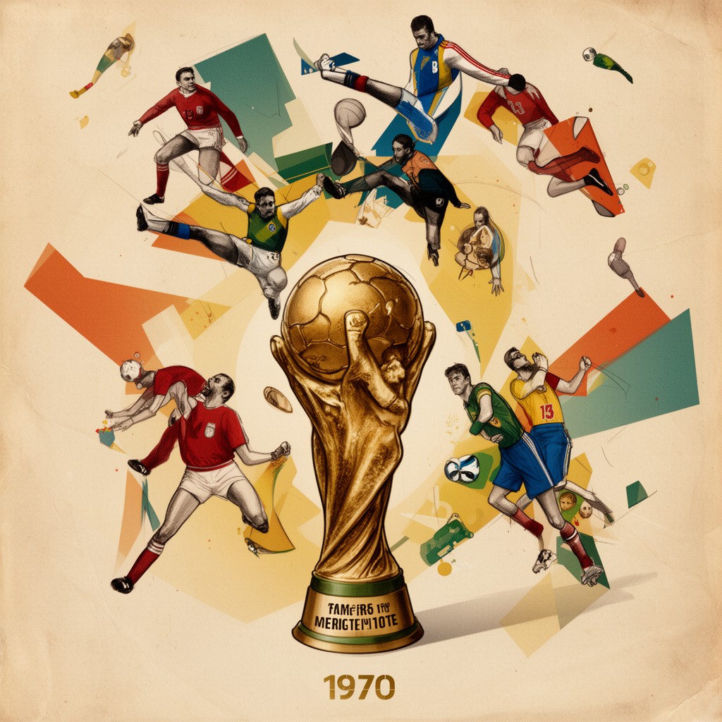 AI-generated illustration of 1970 FIFA World Cup