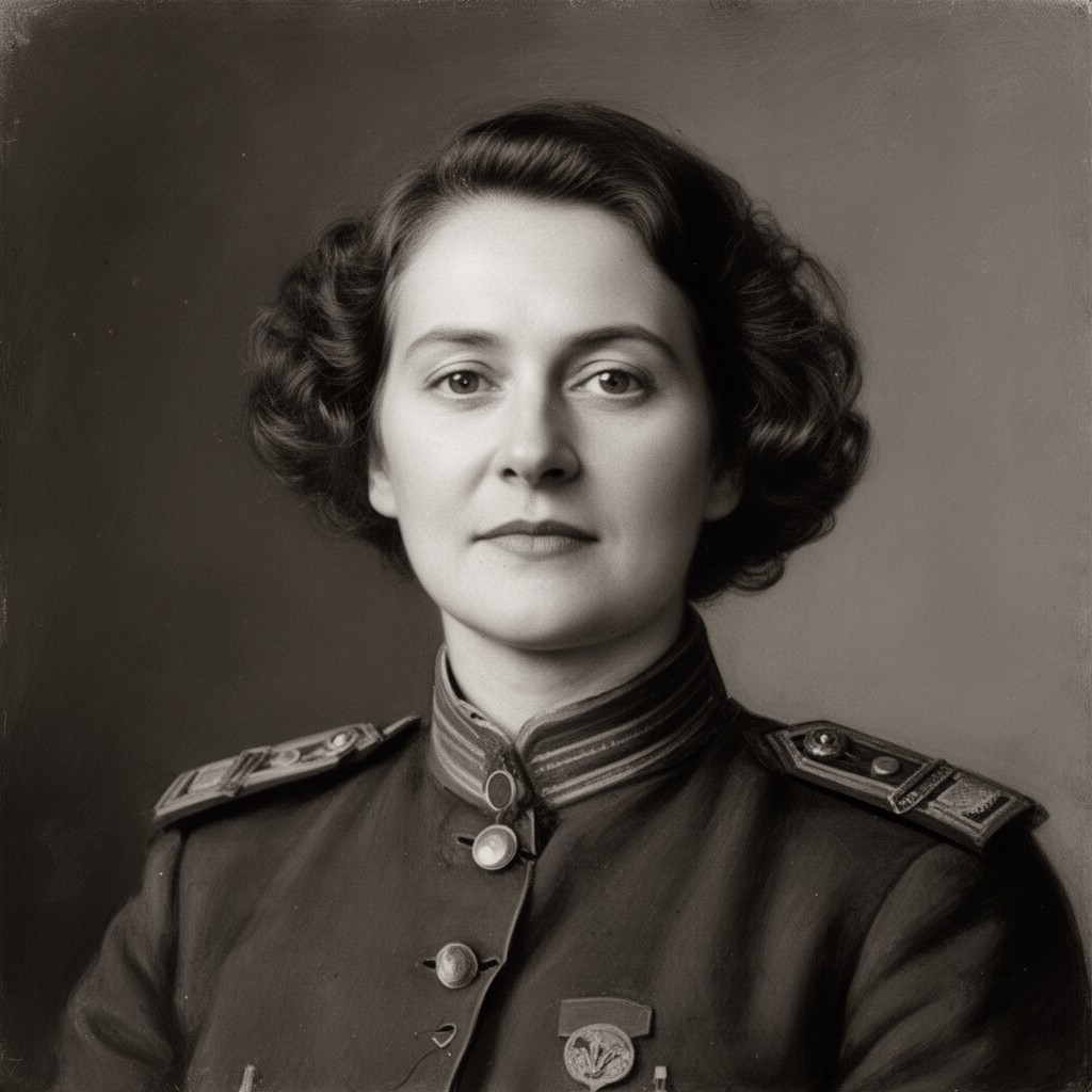 AI-generated illustration of Wanda Piłsudska