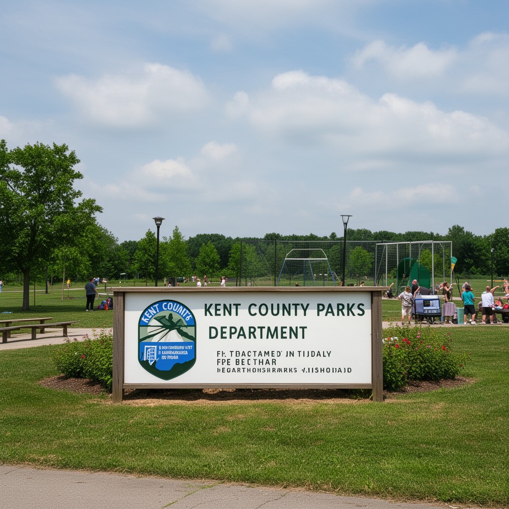 AI-generated illustration of Kent County Parks Department