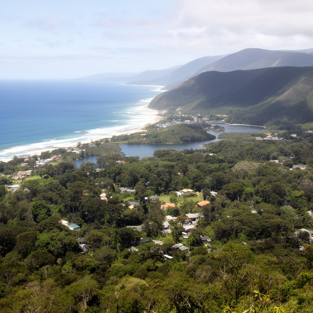 AI-generated illustration of Garden Route